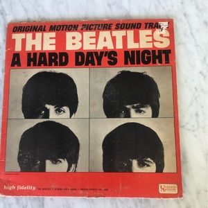 The Beatles a hard days night vinyl rare with misprint